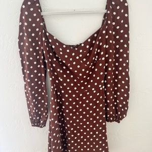 COPY - COPY - Reformation polka dot dress